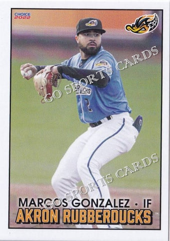 2022 Akron RubberDucks Marcos Gonzalez