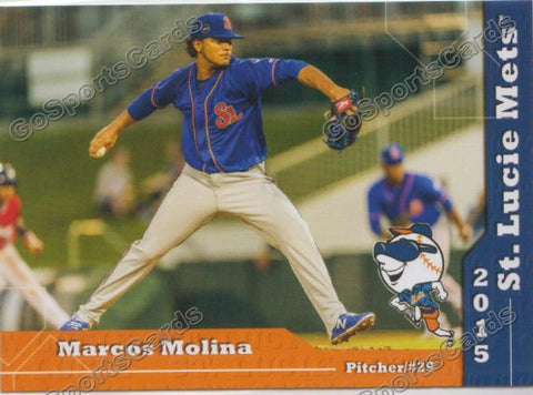 2015 St Lucie Mets Marcos Molina