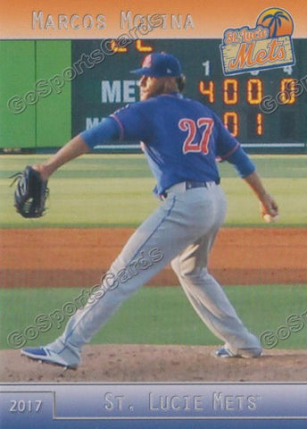2017 St Lucie Mets Marcos Molina