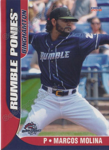 2018 Binghamton Rumble Ponies Marcos Molina