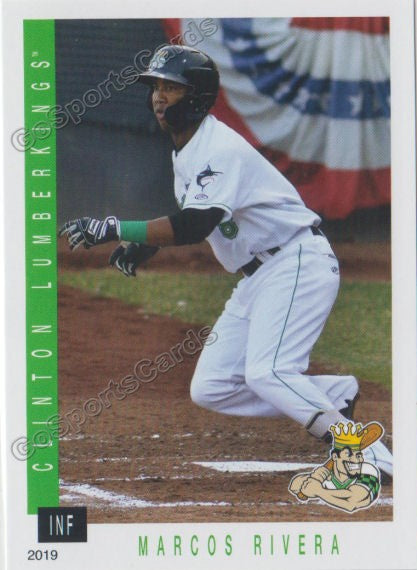 2019 Clinton LumberKings Marcos Rivera