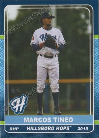 2019 Hillsboro Hops Marcos Tineo