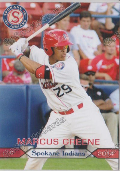 2014 Spokane Indians Marcus Greene