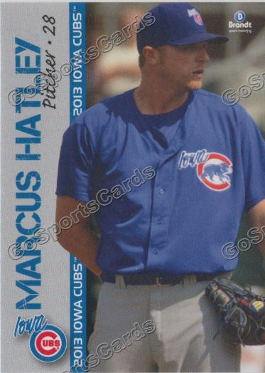 2013 Iowa Cubs Marcus Hatley
