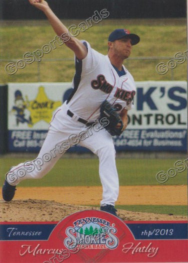 2013 Tennessee Smokies Marcus Hatley