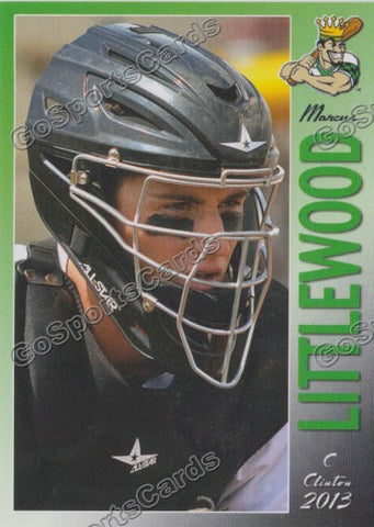 2013 Clinton Lumberkings Marcus Littlewood