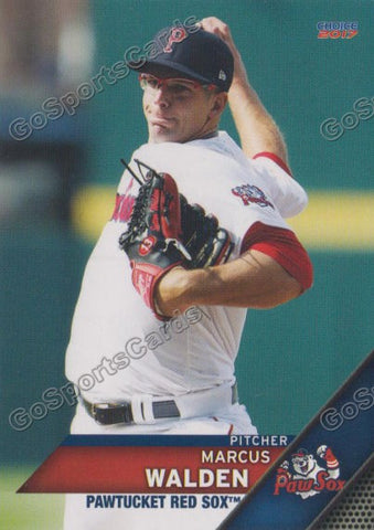 2017 Pawtucket Red Sox Marcus Walden
