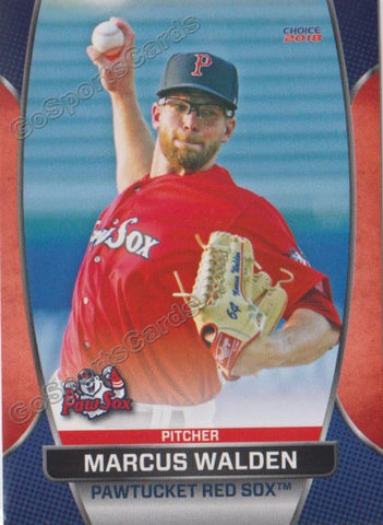 2018 Pawtucket Red Sox Marcus Walden