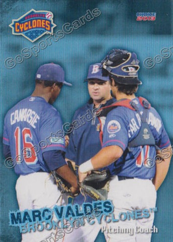 2013 Brooklyn Cyclones Marc Valdes