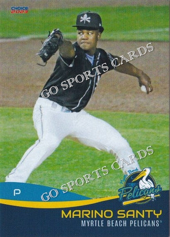 2023 Myrtle Beach Pelicans Marino Santy