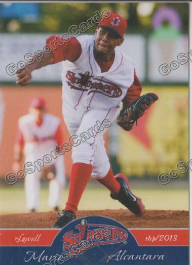 2013 Lowell Spinners Mario Alcantara