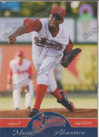 2013 Lowell Spinners Mario Alcantara