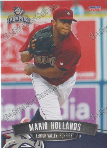 2016 Lehigh Valley IronPigs Mario Hollands