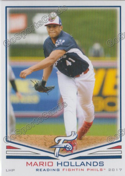 2017 Reading Fightin Phils Mario Hollands