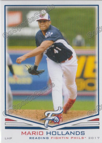 2017 Reading Fightin Phils Mario Hollands