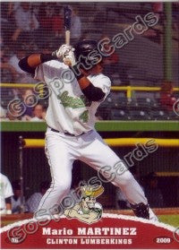 2009 Clinton LumberKings Mario Martinez