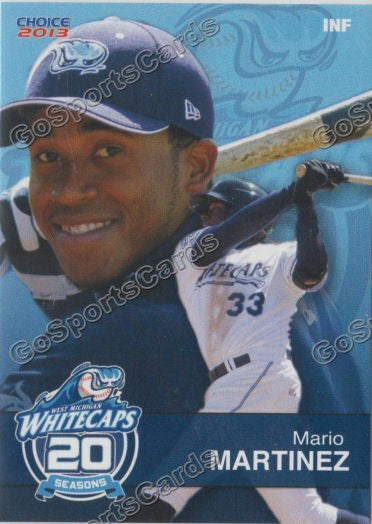 2013 West Michigan Whitecaps Mario Martinez