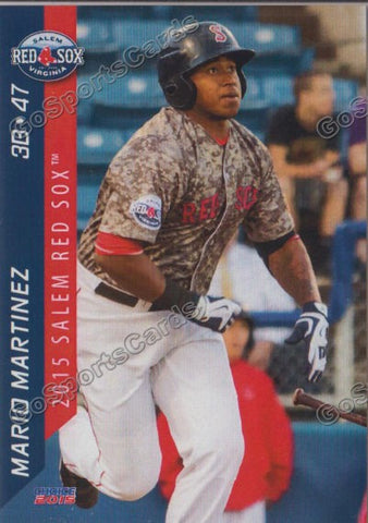 2015 Salem Red Sox Mario Martinez
