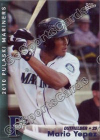 2010 Pulaski Mariners Mario Yepez
