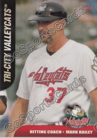 2011 Tri City Valley Cats Mark Bailey