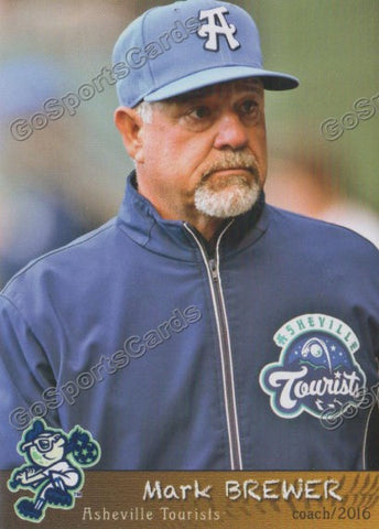 2016 Asheville Tourists Mark Brewer