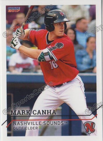 2017 Nashville Sounds Mark Canha