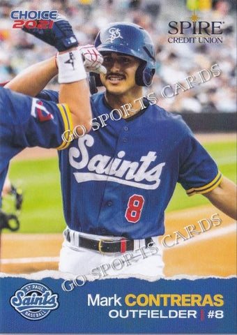 2021 St Paul Saints SGA Mark Contreras