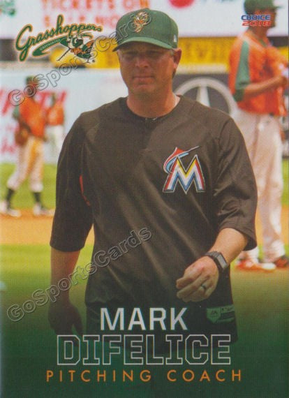 2018 Greensboro Grasshoppers Mark Difelice