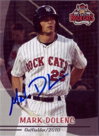 Mark Dolenc 2010 New Britain Rock Cats (Autograph)