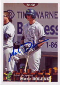 Mark Dolenc 2008 Beloit Snappers (Autograph)