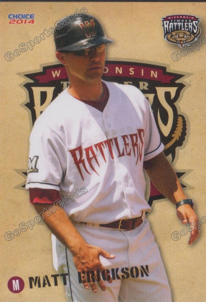 2014 Wisconsin Timber Rattlers Mark Erickson