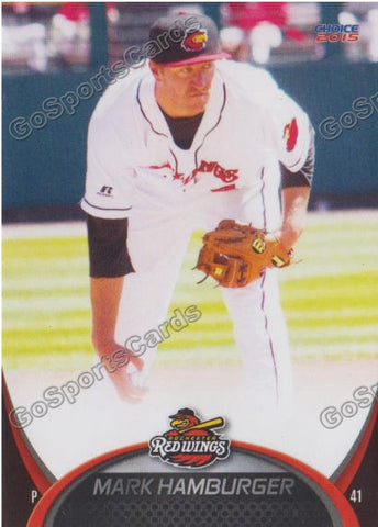 2015 Rochester Red Wings Mark Hamburger