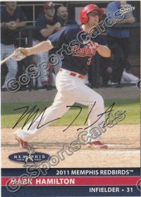 2011 Memphis Redbirds Mark Hamilton