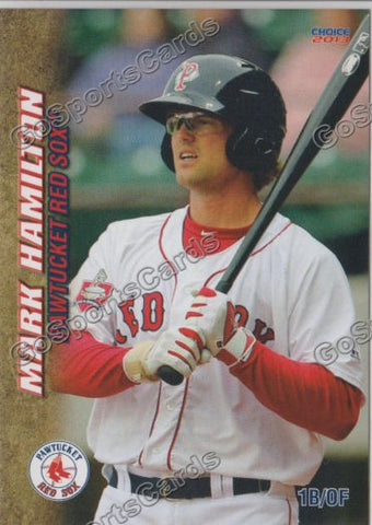 2013 Pawtucket Red Sox Mark Hamilton