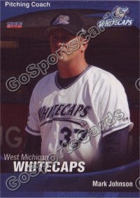2008 West Michigan WhiteCaps Mark Johnson