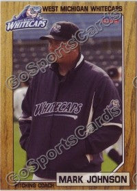 2009 West Michigan WhiteCaps Mark Johnson