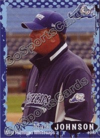 2010 West Michigan WhiteCaps Mark Johnson