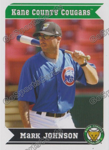 2013 Kane County Cougars Mark Johnson