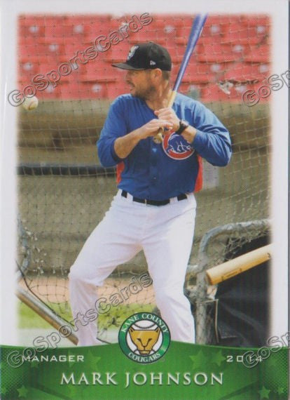 2014 Kane County Cougars Mark Johnson