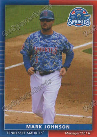 2016 Tennessee Smokies Mark Johnson