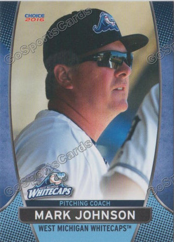 2016 West Michigan Whitecaps Mark Johnson