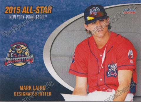 2015 New York Penn League All Star NYPL Mark Laird