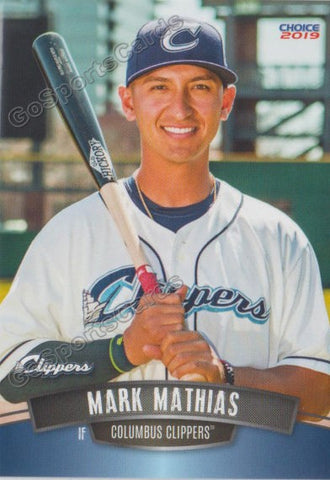 2019 Columbus Clippers Mark Mathias