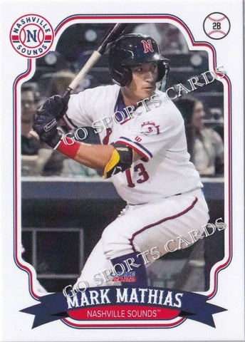 2022 Nashville Sounds Mark Mathias