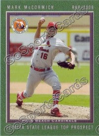 2008 Florida State League Top Prospects Mark McCormick