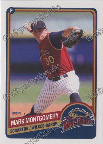 2013 Scranton Wilkes Barre RailRiders Mark Montgomery