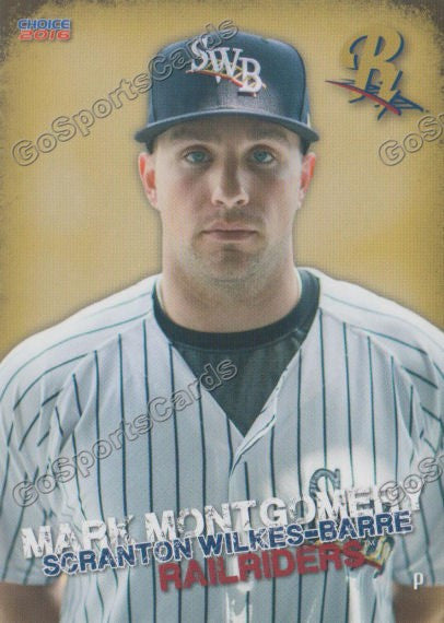 2016 Scranton Wilkes Barre RailRiders Mark Montgomery