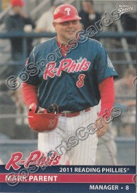 2011 Reading Phillies Mark Parent