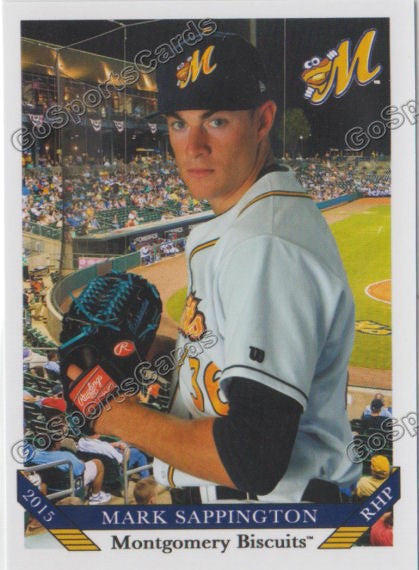 2015 Montgomery Biscuits Mark Sappington