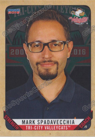 2016 Tri City ValleyCats Mark Spadavecchia